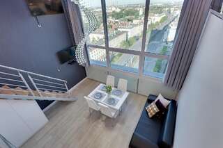 Апарт-отели Apartamenty Panorama Gdańsk Гданьск Двухуровневый люкс-4